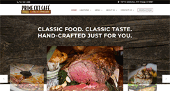 Desktop Screenshot of primecutcafe.com